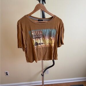 Originality Tan Motel Graphic Tee